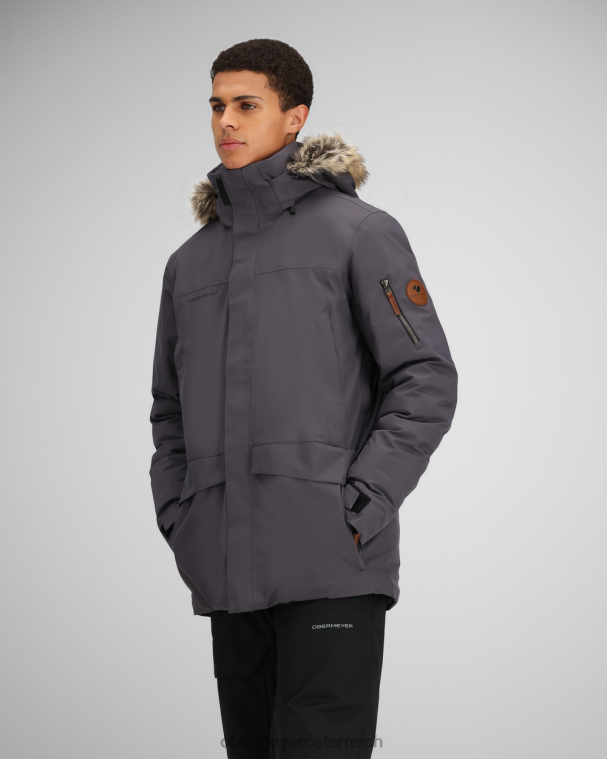 Ridgeline-Jacke mit Kunstfell Obermeyer Basalt R20L8392 Kleidung