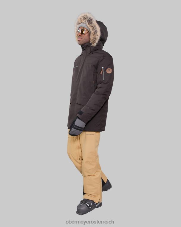 Ridgeline-Jacke mit Kunstfell Obermeyer Leder R20L8398 Kleidung