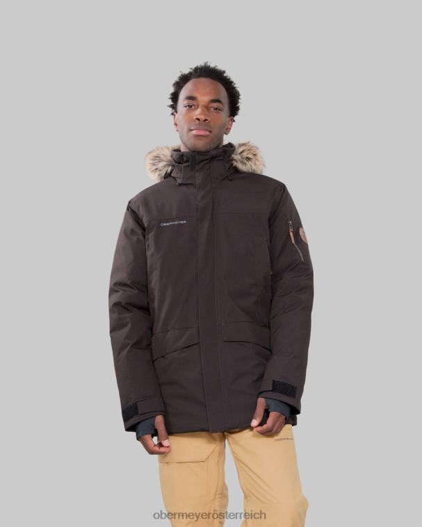 Ridgeline-Jacke mit Kunstfell Obermeyer Leder R20L8398 Kleidung