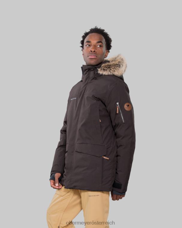 Ridgeline-Jacke mit Kunstfell Obermeyer Leder R20L8398 Kleidung