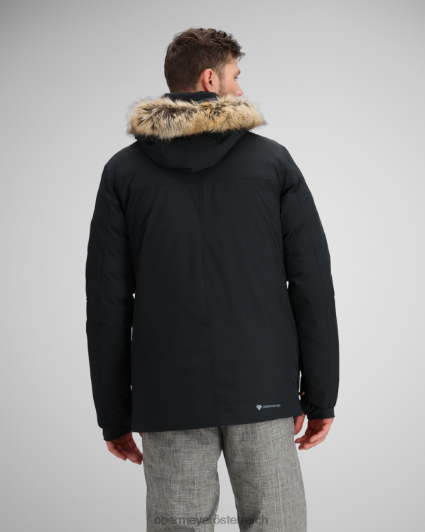 Ridgeline-Jacke mit Kunstfell Obermeyer Schwarz R20L8390 Kleidung