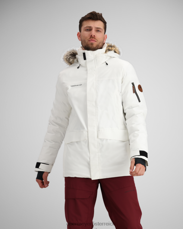 Ridgeline-Jacke mit Kunstfell Obermeyer Weiß R20L8391 Kleidung