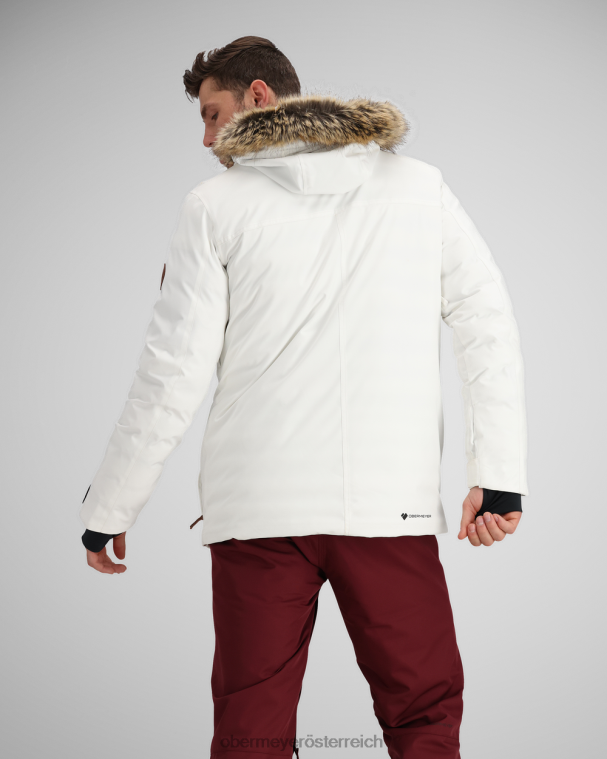 Ridgeline-Jacke mit Kunstfell Obermeyer Weiß R20L8391 Kleidung
