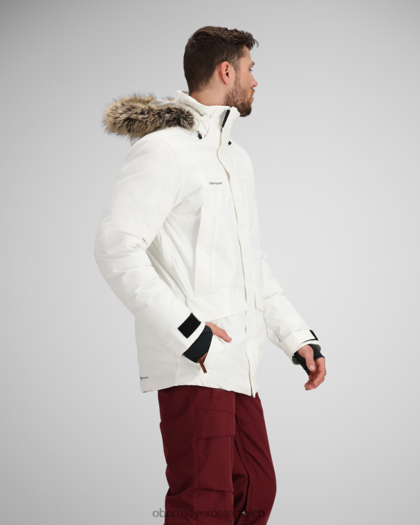 Ridgeline-Jacke mit Kunstfell Obermeyer Weiß R20L8391 Kleidung