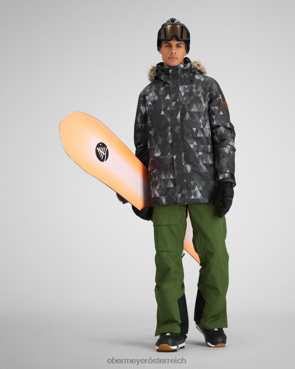 Ridgeline-Jacke mit Kunstfell Obermeyer außerhalb der Grenzen R20L8394 Kleidung